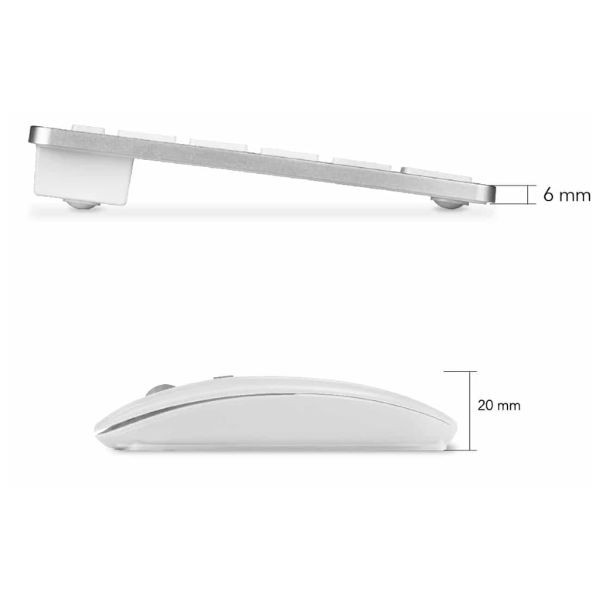 Subblim Combo Compact BT Silver Fabric & Brass M 3