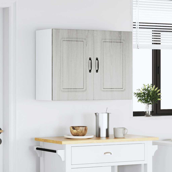 Mueble de pared de cocina Kalmar madera ingeniería sonoma gris M 3