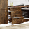 Mueble bajo de cocina porto roble ahumado madera reconstituida 3