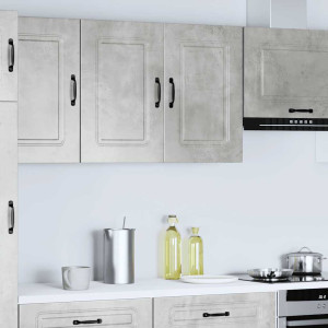 Armario de pared cocina Kalmar madera ingeniería gris hormigón H