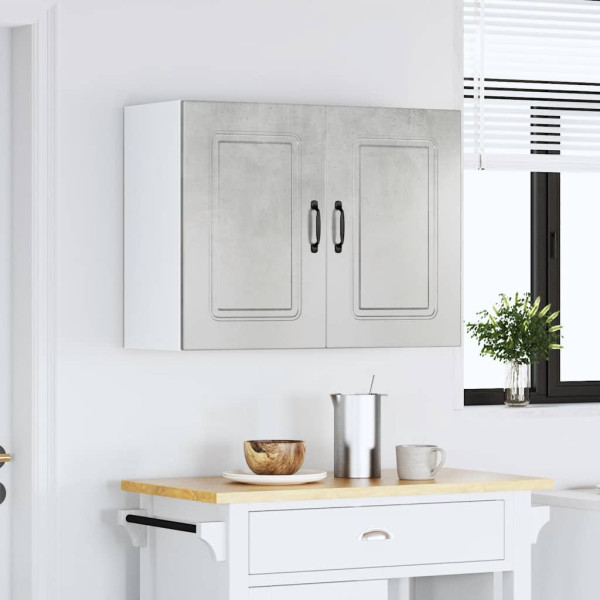 Armario de pared cocina Kalmar madera ingeniería gris hormigón M 3