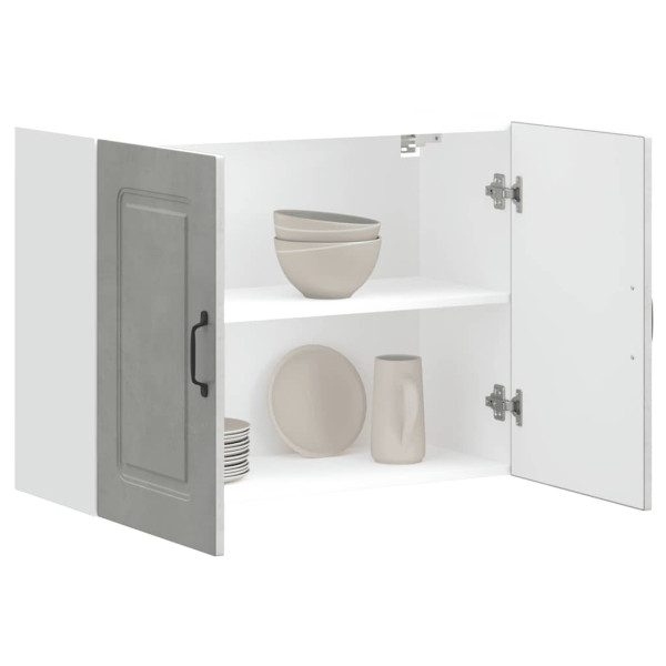 Armario de pared cocina Kalmar madera ingeniería gris hormigón M 4