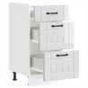 Mueble bajo de cocina Lucca blanca de alto brillo 5
