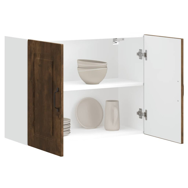 Armario de pared para cocina Kalmar de roble ahumado M 4