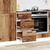 Mueble bajo de cocina Lucca madera vieja 3