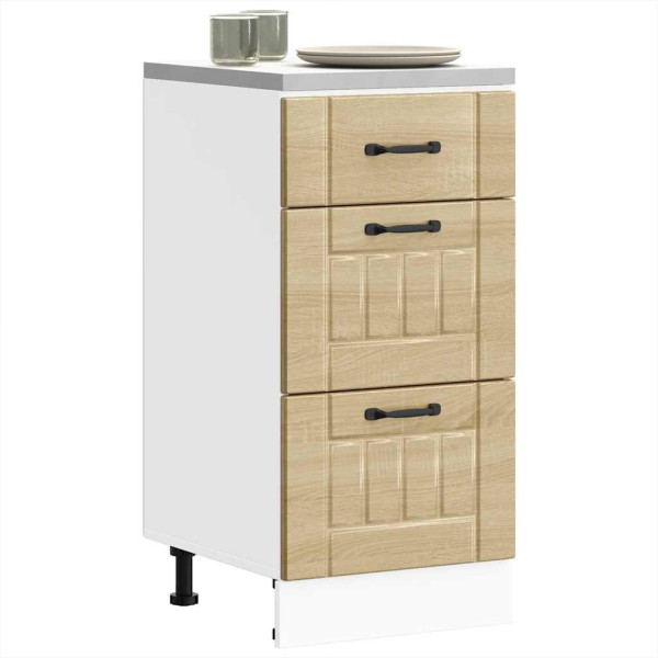 Mueble bajo de cocina Lucca roble sonoma D