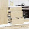 Mueble bajo de cocina porto roble sonoma madera reconstituida 3