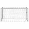 Canil exterior para cães com porta 2x1x1 m aço galvanizado 4