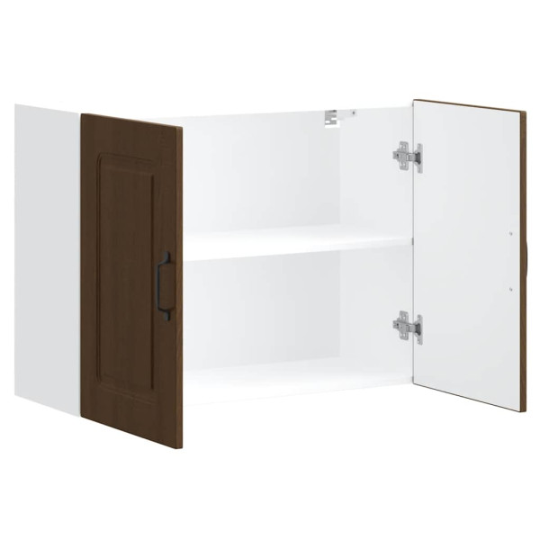 Armario de pared cocina Kalmar madera ingeniería roble marrón M 5