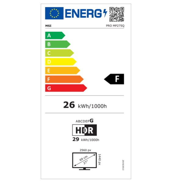 Monitor msi pro mp275q 27pulgadas wqhd 100hz M 7