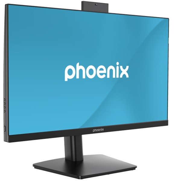 Monitor phoenix visión 24 pro 23.8pulgadas full hd panel ips webcam integrada abatible hdmi + dp altavoces integrados M 3
