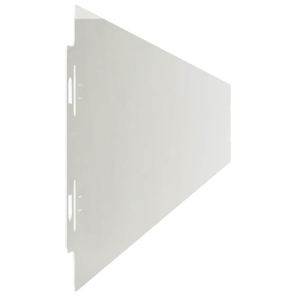 Bordes para césped 10 uds 10x103 cm acero inoxidable M 5