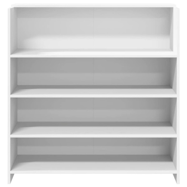 Mostrador de recepción blanco 100x50x103.5 cm madera ingeniería M 5