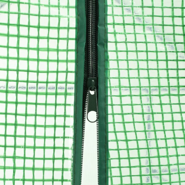 Invernadero accesible con 12 estantes acero 143x214x196 cm M 3