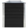 Canteiro elevado jardim aço galvanizado 320x40x45 cm antracite 4