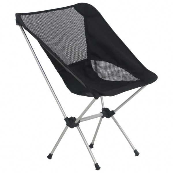 Sillas camping plegables 2 uds con bolsa aluminio 54x50x65 cm M 2