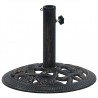 Base de sombrilla de hierro fundido negro y bronce 9 kg 40 cm 1