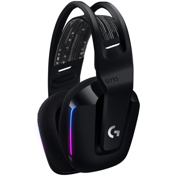 Auricular con microfono logitech g g733 gaming wireless inalambrico negro M 2