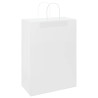 Sacos de papel 250 unid com alças branco 32x17x44 cm 3
