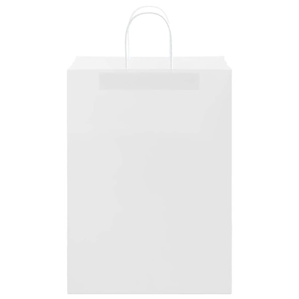 Sacos de papel 250 unid com alças branco 32x17x44 cm M 5