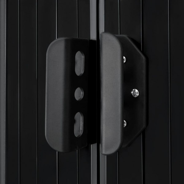 Abrigo de jardim 257x205x178 cm aço antracite M 4