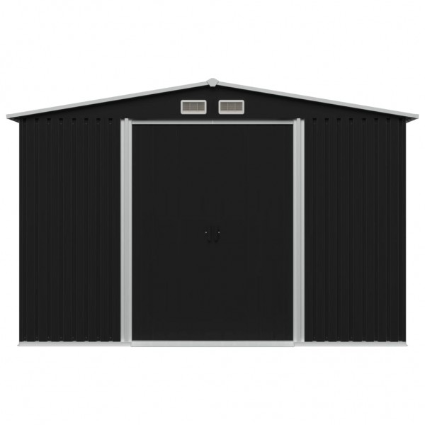 Abrigo de jardim 257x205x178 cm aço antracite M 3