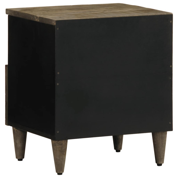 Mesa de cabeceira cinzento claro 40x33x46 cm M 5