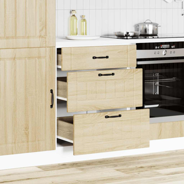 Mueble bajo de cocina Lucca roble sonoma M 3