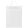 Bolsas de papel kraft con asas 50 uds blanca 32x12x42 cm 5