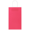 Bolsas de papel kraft con asas 50 uds rosa 21x11x36 cm 5