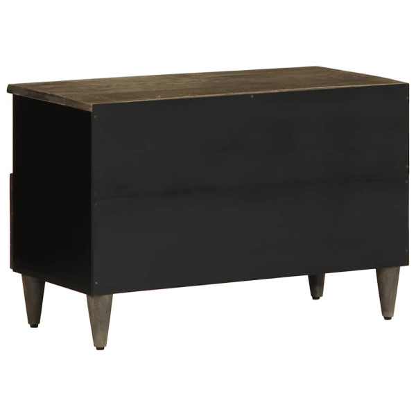 Móvel TV cinzento claro 70x33.5x46 cm madeira mangueira maciça M 5