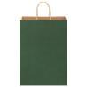 Bolsas de papel kraft con asas 250 uds verde 32x17x44 cm 5