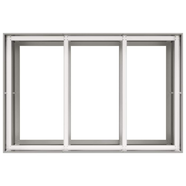 Jardinera 120x80x80 cm acero inoxidable M 5