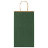 Sacos de papel 250 unid com alças verde 21x11x36 cm 5