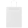 Sacos de papel 250 unid com alças branco 26x12x35 cm 5