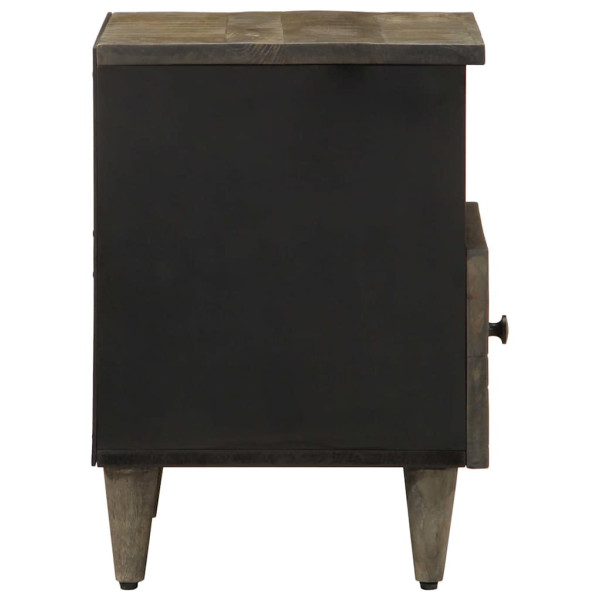 Mesas de cabeceira cinzento claro 2 pcs 40x33x46 cm M 4