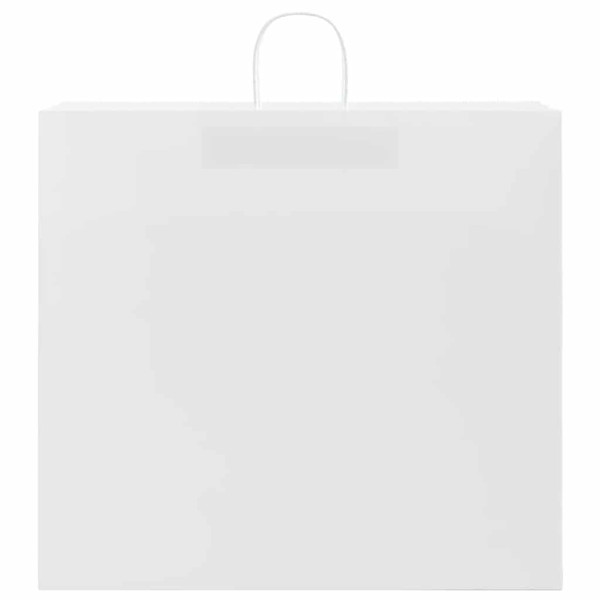 Bolsas de papel kraft con asas 250 uds blanca 54x15x49 cm M 5