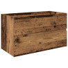 Mueble lavabo con lavabo integrado y grifo madera vieja 3