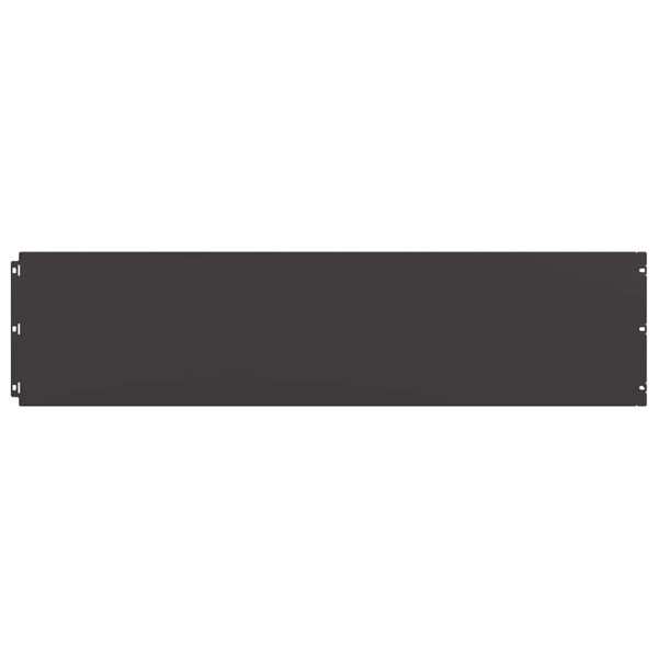 Bordes para césped 10 uds acero laminado frío negro 25x103 cm M 3