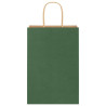 Bolsas de papel kraft con asas 250 uds verde 21x11x31 cm 5