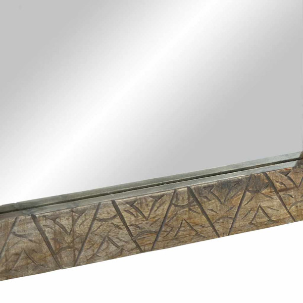Espejo de baño madera maciza mango 50x2.5x70 cm M 5