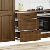 Mueble bajo de cocina Lucca roble marrón 3