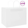 Bolsas de papel kraft con asas 250 uds blanca 32x22x24 cm 1