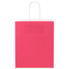 Bolsas de papel kraft con asas 50 uds rosa 18x8x22 cm 5