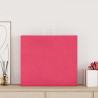 Bolsas de papel kraft con asas 50 uds rosa 54x15x49 cm 2