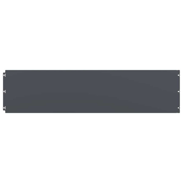 Bordes césped 10 uds antracita 25x103 cm acero laminado frío M 3