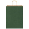 Sacos de papel 250 unid com alças verde 32x12x42 cm 5
