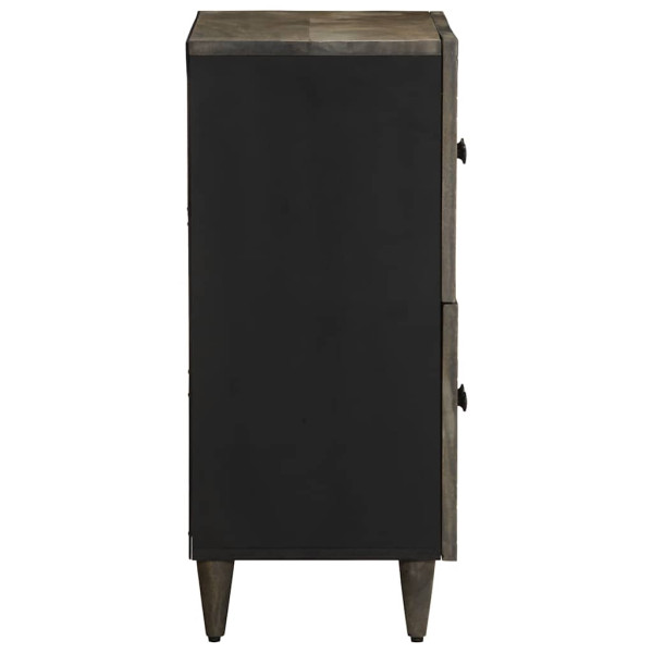 Aparador de madera maciza de mango 60x33x75 cm M 4