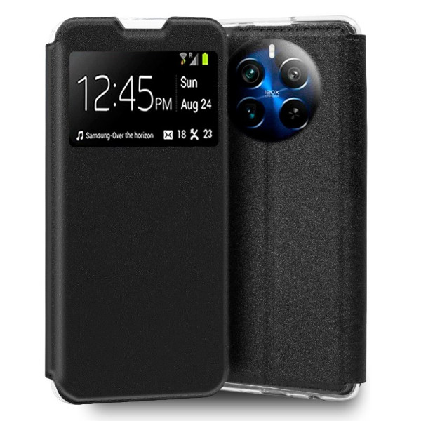 Funda COOL Flip Cover para Realme 12 Pro 5G / 12 Pro Plus 5G Liso Negro D