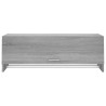 Armario madera contrachapada gris Sonoma 100x32.5x35 cm 3